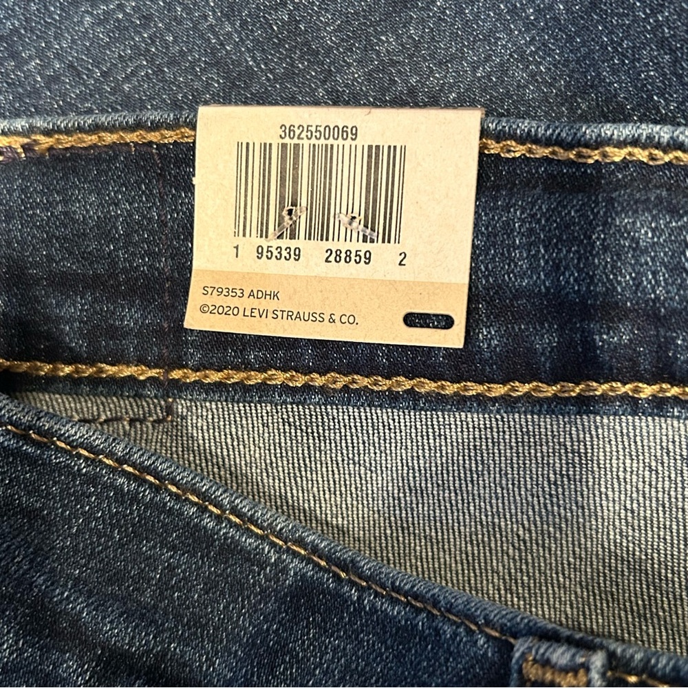 Levi’s 711 Skinny Jeans Women’s‎ 20W Sculpt Hypersoft Distressed Stretch NWT - Picture 6 of 12